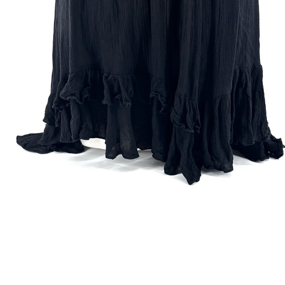 FP One Women Lace Slip Dress M Black Lacey Goth Whimsigoth Fairy Grunge Coquette - Picture 7 of 9